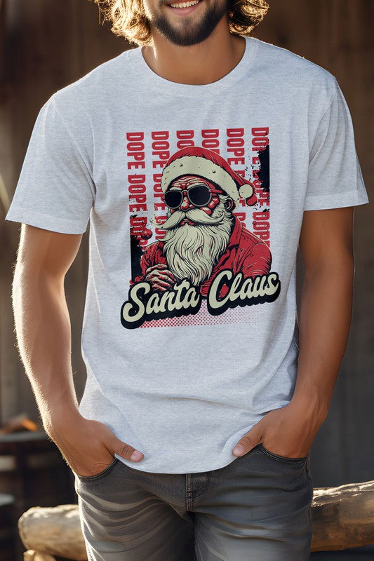 Dope Santa Claus Christmas Unisex Graphic Tee