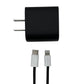 FAST 20W 3.3ft Lightening to USB-C Charger for iPhone: Black