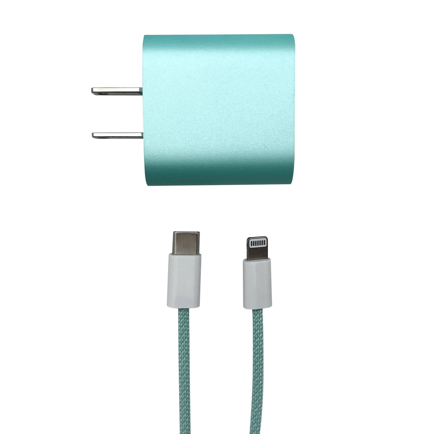 FAST 20W 3.3ft Lightening to USB-C Charger for iPhone: Lilac